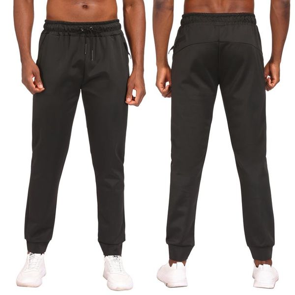 

men trousers casual running training pants outdoor fashion athletic sweatpants, Black;blue