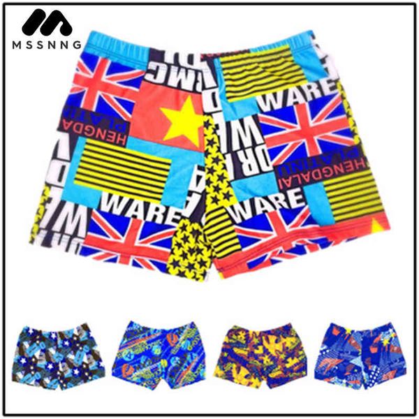 

new cute printed mssnng boys summer trunks child swimming shorts suit 8-15 years beach swimwears for kids 7 colors