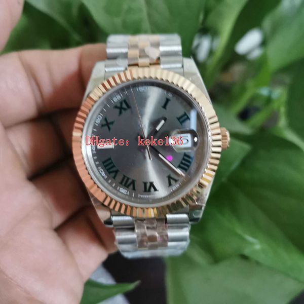 

fashion bpf quality watches men wristwatches 126334 41mm 36mm diamond black dial stainless steel sapphire jubilee bracelet automatic mechani, Slivery;brown