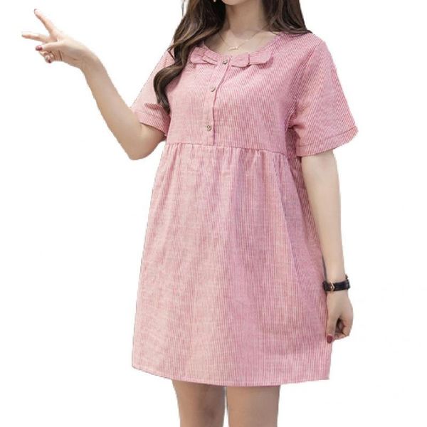 

maternity dresses clothes dress minimalistic all-matching nice-looking women for outdoor, White