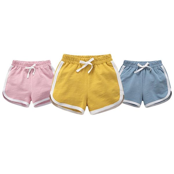 

children shorts cotton short pants children's for boys girls toddler panties kids summer beach sports track, Black