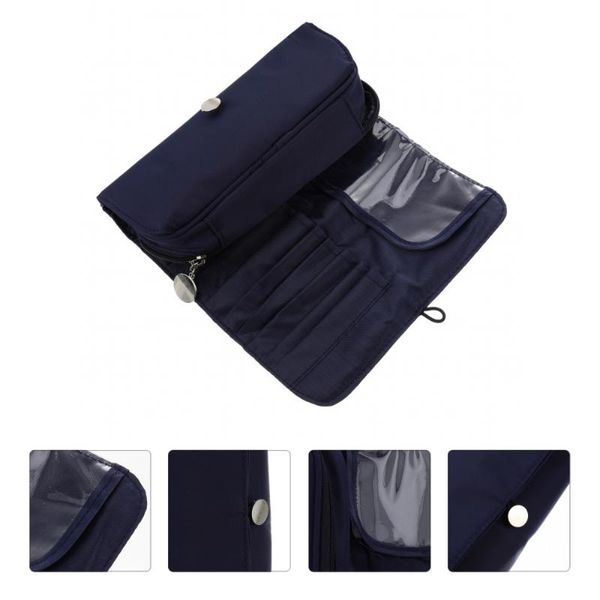 

eyebrow tools & stencils roller storage case roll wrap makeup brush holder travel cosmetic bag