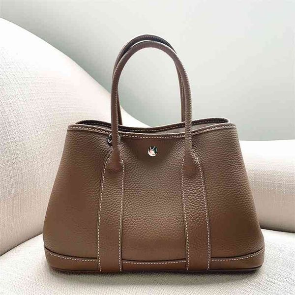 

outlet herme leather litchi pattern garden simple large capacity one shoulder slant cross portable mami bag luxuryss wan