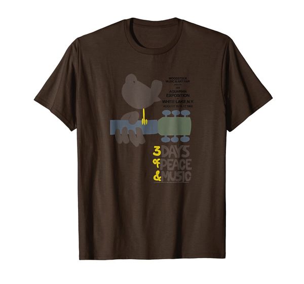 

woodstock - original event t-shirt, White;black