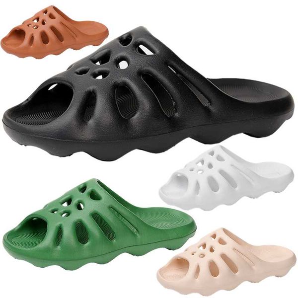 

holfredterse summer women's outdoor sandals ladies flip flops non-slip bathroom hollow out beach shoes plus size 41 42 43 503 slippers, Black