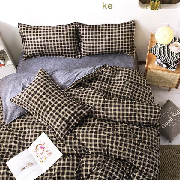 

modern bed cover set sheets and pillowcases boys girls cartoon printed fashion kids duvet child home use bedding sets