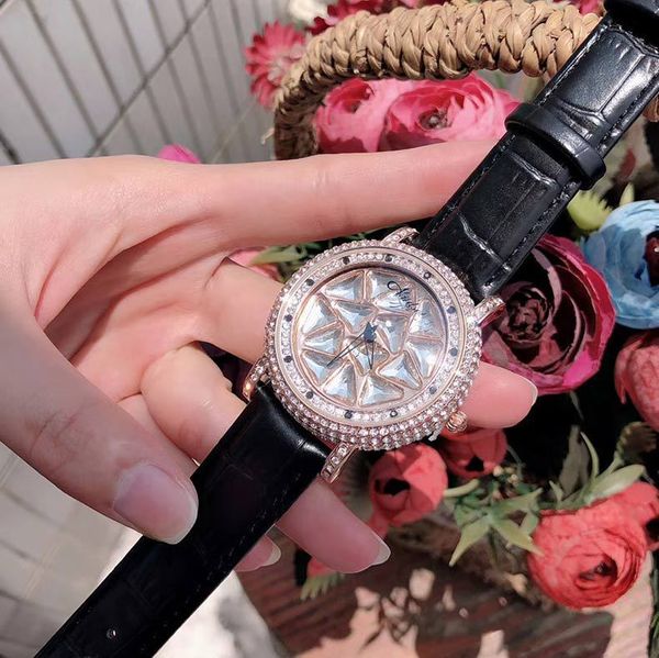 

wristwatch 2021 high end fortune female student fashion, Slivery;brown