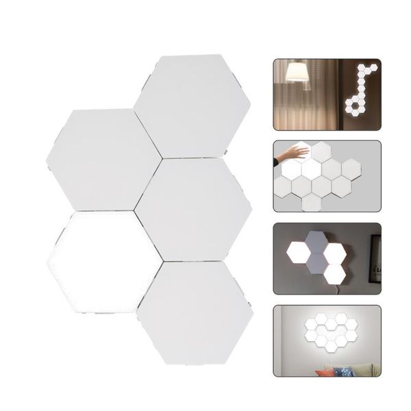

wall lamp led quantum modular touch sensor light magnetic module for indoor bedroom decoration backlight lighting diy pattern