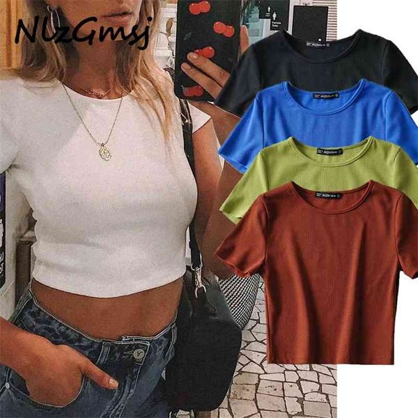 

t shirt women summer casual short sleeve basic s daily ops ees 210628, White