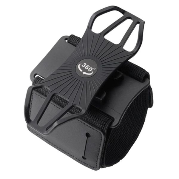 

outdoor bags wide use armband wristband sports supplies anti-falling 360 degree rotation adjustable phone holder set breathable