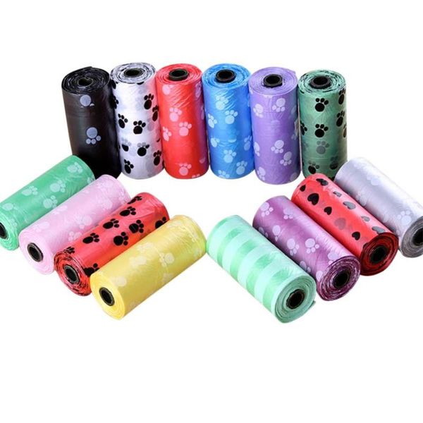

dog car seat covers rolls degradable plastic pet dogs cats waste poop bag with printing doggy bags supplies