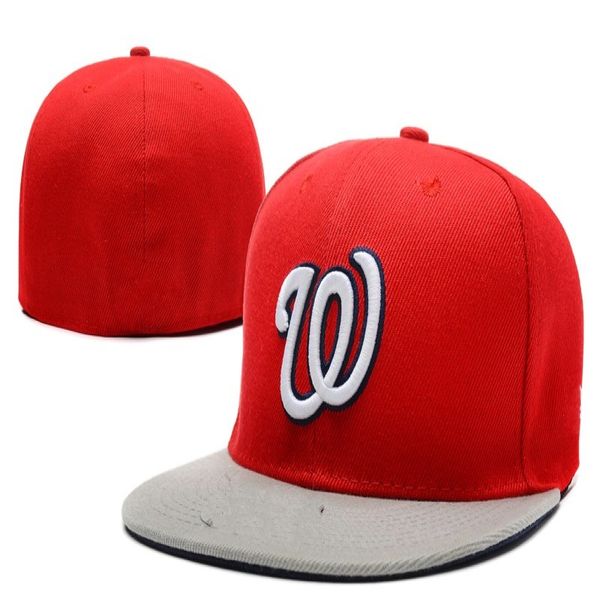 

nationals w letter baseball caps bone casquette hip hop for men women gorras chapeu fitted hats268j, Blue;gray