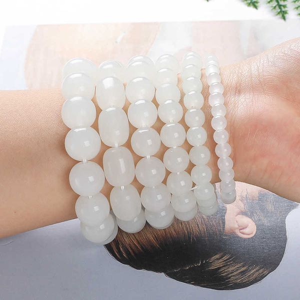 

imitation white jade bracelet and tian jade bracelet, Golden;silver