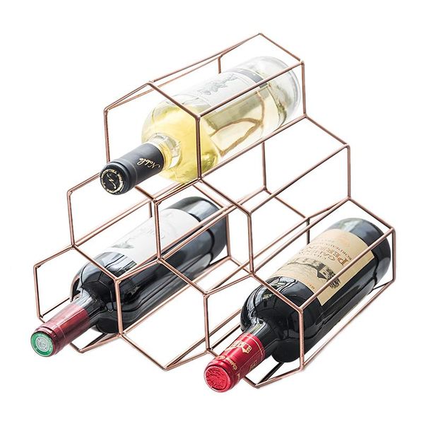

ice buckets and coolers geometric wine rack metal simple household grape restaurant living room bar cabinet display mx3061610