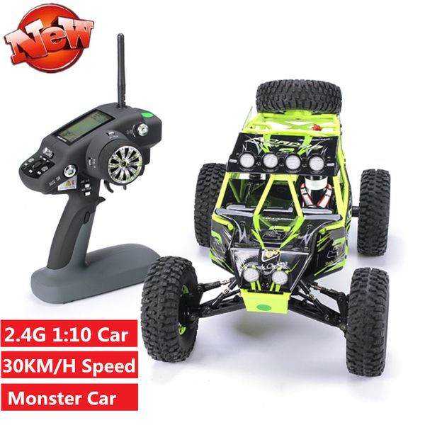 

110 remote control car 2.4g 4wd rc crawler toy vehicle 30km/h high speed crawler rc car toy bigfoot off road truck kid gift toy
