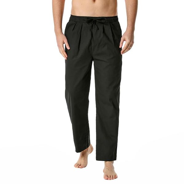 

men's pants 3 colors est arrival men fashion training trousers jogger casual sports run bike loose wear lace-up clothes outfits, Black