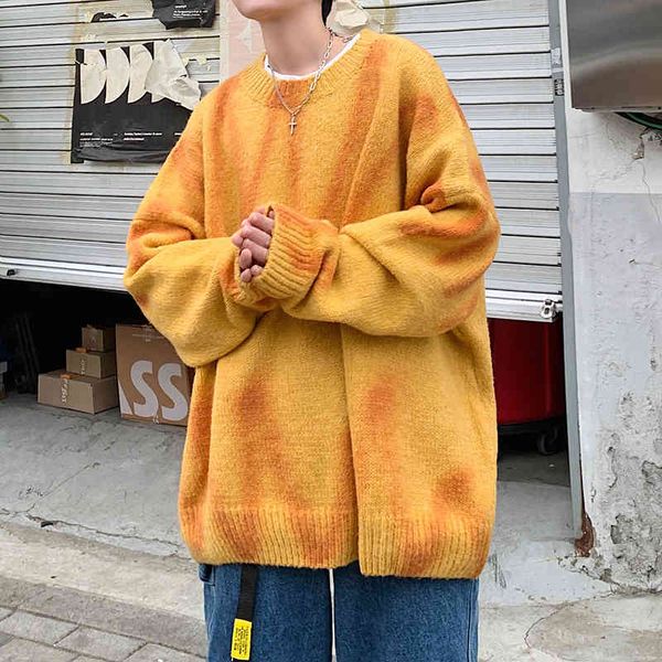 

men's hoodies & sweatshirts men harajuku sweater winter oversized streetwear pullovers outwear 5t1e, Black