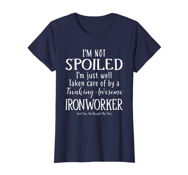 

Womens Taken Care Of By A Freaking Awesome Ironworker T-Shirt, Mainly pictures