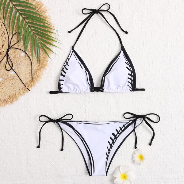 

original styles designer bikini in stock women girl fashion swimwear swimsuit bandage bra underpants suit one-piece, White;black
