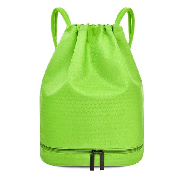 

backpack drawstring swimming dry wet separated sport bag waterproof gym rucksack