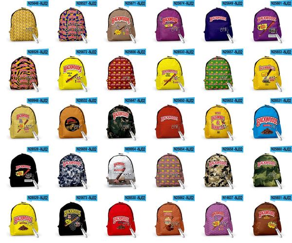 

backwoods 3d backpacks durable soft handle blue shoulder bags purple yellow brown notebook for women mens blanket roll jllbbm