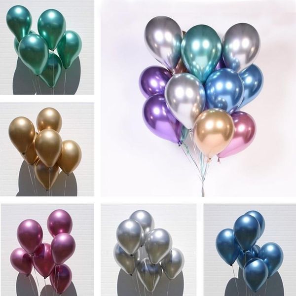 

party decoration 20pcs 10inch gold sliver black latex balloons wedding decorations helium ballons birthday kids toy