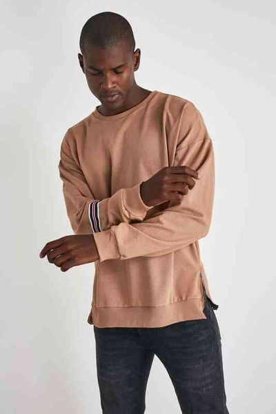 

trendyol men sweatshirts tmnaw21sw0796 g1214, Black