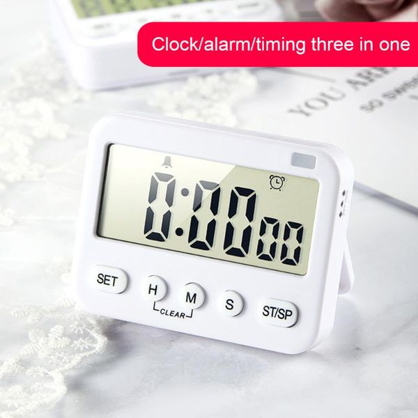 

timers digital display manual countdown kitchen alarm clock for cooking baking shower study time reminder
