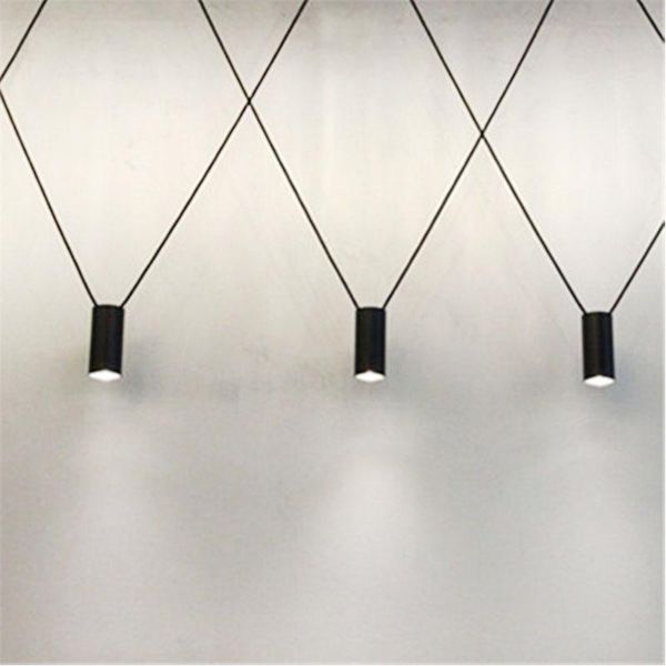 

pendant lamps window line chandelier shop bar spotlight personalized creative shopping mall front desk clothing store exhibition hall commer