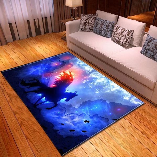 

carpets animal wing horse carpet living room bedroom dining floor mat soft morderno large rugs parlor kids home decorative