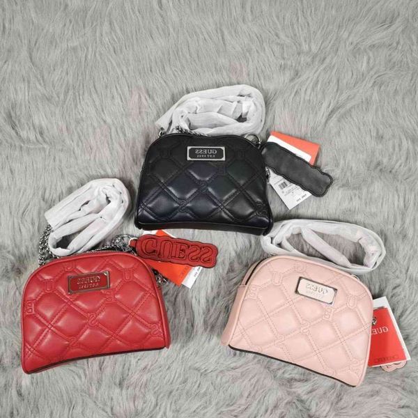 

gs new fashion car sewing double zipper rhombic lattice small satchel quality messenger single shoulder women's bag