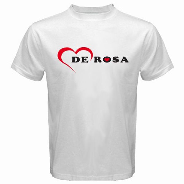 

new de rosa italian bicycle men's white t-shirt size s to 3xl, White;black