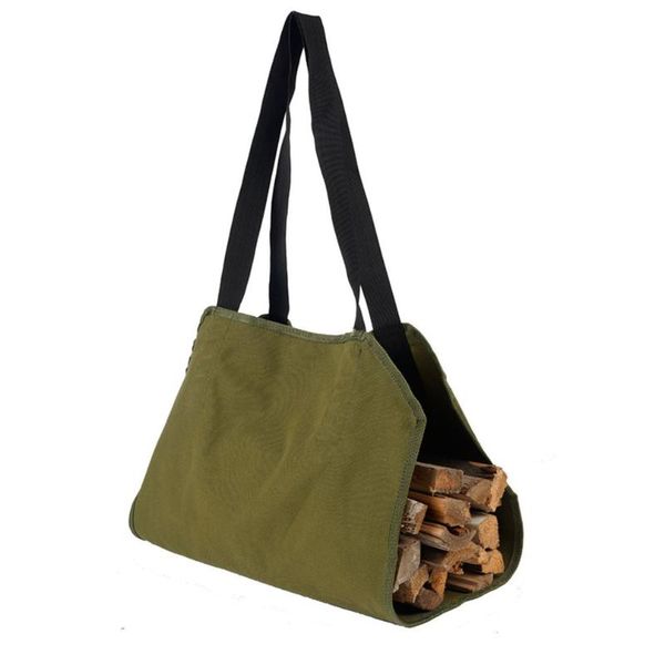 

storage bags portable firewood wood log carrier bag outdoor camping holder carry handbag handling canvas