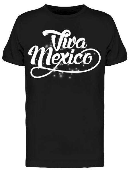 

Viva Mexico Celebracion Tee Men's -Image by Shutterstock, White;black