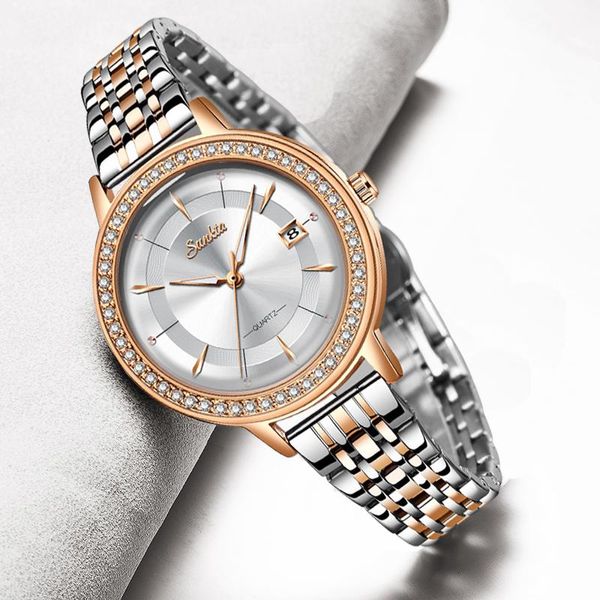 

wristwatches zegarek damski watch women relogio feminino relojes para watches montre femme zegarki damskie, Slivery;brown