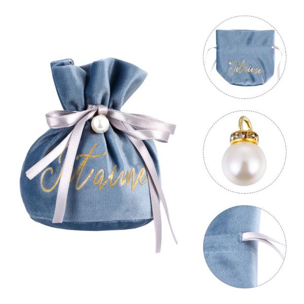 

4pcs drawstring candy bags banquet portable gift wedding party supplies wrap