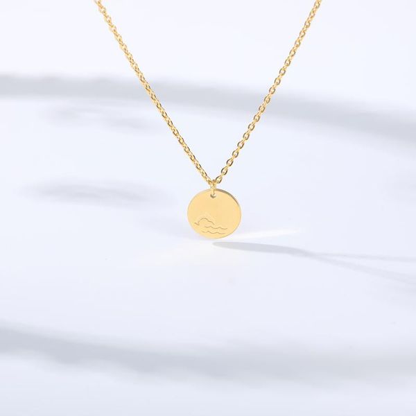 

pendant necklaces dainty dolphin hangers necklacs vrouwen boho sieraden rvs goud rose seasidecollier femme bff geschenken, Silver