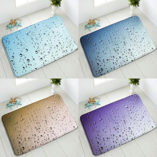 

bath mats anti-slip mat raindrops color background indoor floor kitchen bedroom doormat rug absorbent carpet foot pads home decor