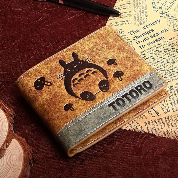 

pu wallet printed with japan anime my neighbor totoro tonari no, Red;black