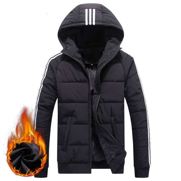 

men's down & parkas long-sleeve warm coat, casual winter parka 4xl 7rp2, Black