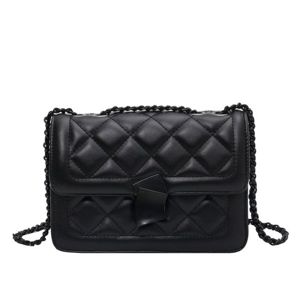 

2021 messenger bag handbag designer new design woman bag texture fashion fashion shoulder bags chain check lady crossbody bags