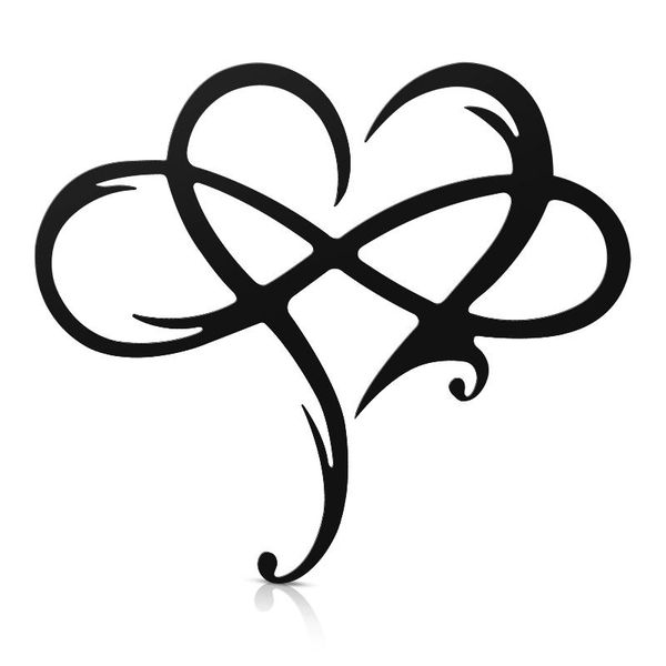 

garden decorations ly infinity heart steel wall decor metal art love sign for home wedding