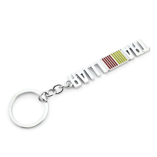 

keychains metal car keychain keyring key pendant for mitsubishi ralliart jdm racing emblem lancer 9 10 asx outlander pajero l200, Silver