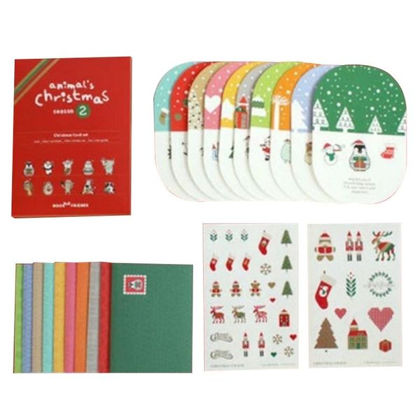 

greeting cards 1 set christmas 3d stereo card ar virtual imaging technology creative gifts