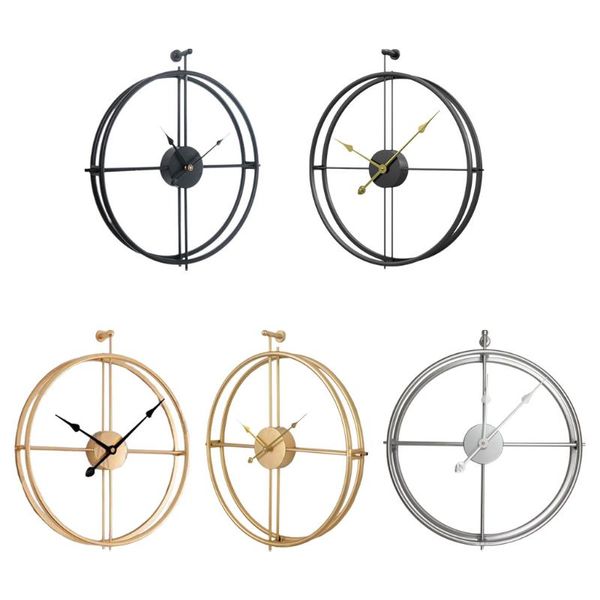 

wall clocks metal battery operated non ticking art for home den