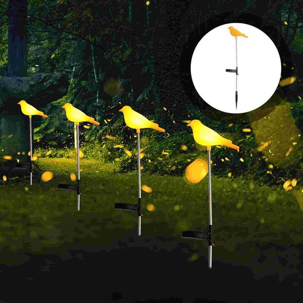 

solar lamps 1pc outdoor decorative night light walkway lamp creative gift yellow