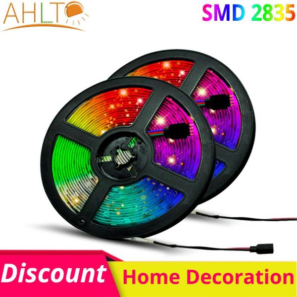 

strips 5m/roll 2835 3528 smd led lights with waterproof flexible bedroom tv car architectural personality christmas decoration lighting