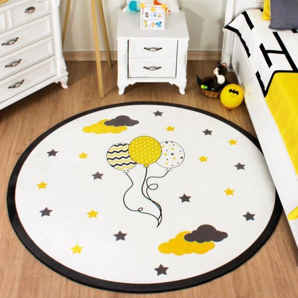 

carpets triple balloon digital antiallergic easy to clean non slip kids play rugs bedroom