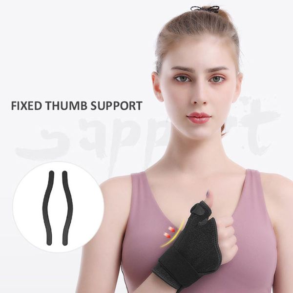

wrist support hand protection adjustable wristband brace roller snowboard skating skiing guard palm pads finger protector, Black;red