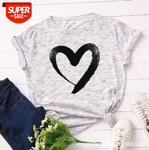 

women's loose round neck short-sleeved cotton t-shirt #j35k, White